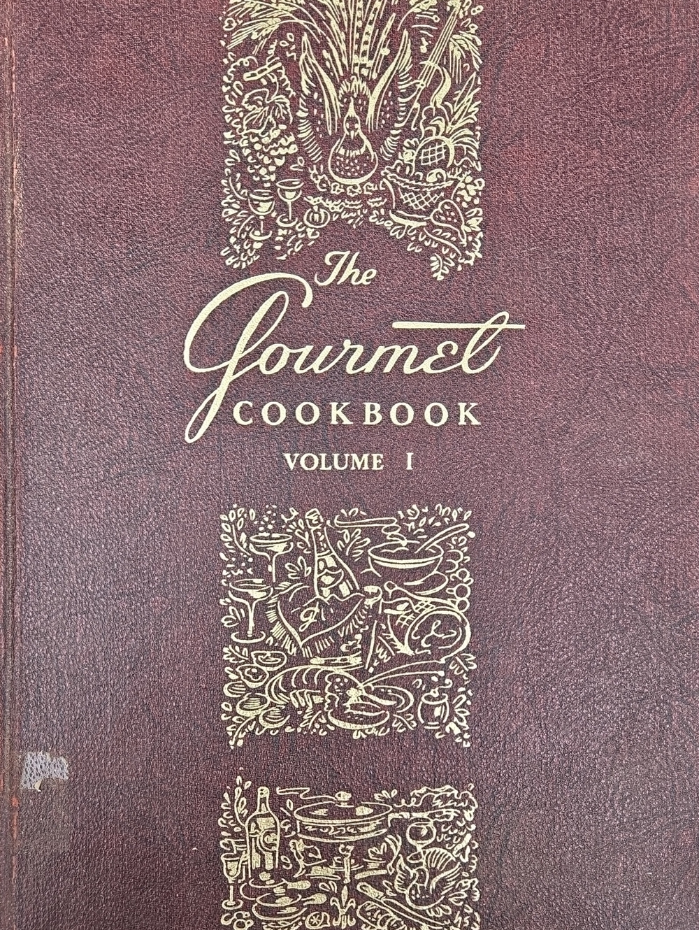 The Gourmet Cookbook Volume I - Burgundy Cover